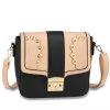 Crossbody čierna / telová kabelka Rowan AG00628