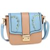 Crossbody ružová / modrá kabelka Rowan AG00628