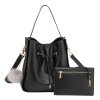 Kabelka na rameno Marie čierna + pouch AG00591M