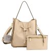Kabelka na rameno Marie telová + pouch AG00591M