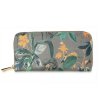 Sivá peňaženka pre ženy Floral Print AGP1108