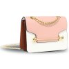 Crossbody ružová / biela / hnedá kabelka Siena AG00720