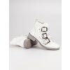 Biele topánky s prackami Sweet Shoes