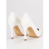 Biele dámske lakované lodičky BREW1W/PA