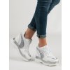Biele tenisky sneakers s brokátom Vices