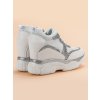 Biele tenisky sneakers s brokátom Vices