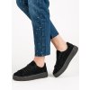 Čierne semišové tenisky creepers Seastar