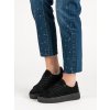 Čierne semišové tenisky creepers Seastar