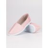 Pohodlné ružové tenisky slip on Comer