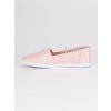 Pohodlné ružové tenisky slip on Comer