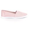 Pohodlné ružové tenisky slip on Comer