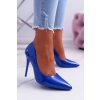 Dámske modré lodičky na ihličkovom podpätku Yanna LE03 BLUE
