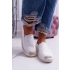 Biele dámske espadrilky Flaure NB273-2 White