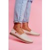Dámske hnedé espadrilky B. Star slip-on z textilného materiálu, kód produktu NJSK FF276026