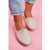 Dámske hnedé espadrilky B. Star slip-on z textilného materiálu, kód produktu NJSK FF276026