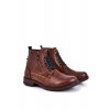 Pánske zimné topánky hnedé, kód produktu NJSK 9MN29-1388 BROWN