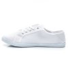 Biele plátené tenisky Wind BS505W / S1-84P (Veľkosť UK7 / EUR 40)