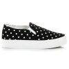 BODKOVANÉ TRAMPKY SLIP ON NA PLATFORME w-3020b veľ.č. 37 (Veľkosť 42)