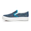Modré tenisky Slip on na platforme JX-29BL veľ.č. 38, 39, 40 (Veľkosť UK7 / EUR 40)
