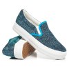 Modré tenisky Slip on na platforme JX-29BL veľ.č. 38, 39, 40 (Veľkosť UK7 / EUR 40)