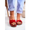 pol pl Damskie Klapki Czerwone Sprzaczka Regulacja Rosaline 12180 3