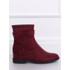 Červené dámske členkové topánky, kód produktu 2C8AX7680-1