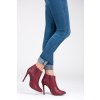 Červené topánky na vysokom opätku AL3-K30R / S1-30P