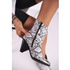 Čierne dámske členkové topánky NJSK L1287