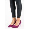 Fialové lodičky Suede Comer EL1619PU