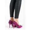 Fialové lodičky Suede Comer EL1619PU
