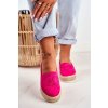 Ružové dámske espadrilky na plnej podrážke, kód produktu NJSK T341P