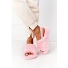 Ružové dámske šľapky, kód produktu BG69 L-PINK