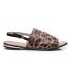 LEOPARD FLAT SANDALS (Veľkosť UK8 / EUR 41)