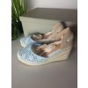 Modré dámske espadrilky na jar a leto, kód produktu JS-3302