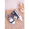 Detské tenisky vysoké se zipsom big star hh374189 tmavo modré / HH374189 NAVY (Veľkosť 19)