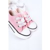 Detské brokátové tenisky ružové bling-bling / 888-A PINK (Veľkosť 18)