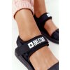 Dámske športové Sandále big star hh274a024 čierne / HH274A024 BLK (Veľkosť 38)