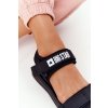 Dámske športové Sandále big star hh274a024 čierne / HH274A024 BLK (Veľkosť 38)