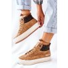 Vysoké Izolované Tenisky Big Star II274145 Camel (Veľkosť 38)