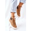 Vysoké Izolované Tenisky Big Star II274145 Camel (Veľkosť 38)