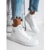 Biele dámske tenisky z eko kože, módna obuv Big Star, kód produktu 73436-A