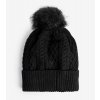 pol pl Czarna czapka damska z pomponem Naifeh 13635 1