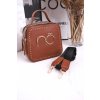Hnedá dámska crossbody kabelka NOBO NBAG-J0860-C017