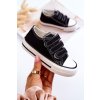Detské tenisky na suchý zips čierne bernie / 846-1/2/3 A BLK (Veľkosť 18)