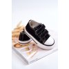 Detské tenisky na suchý zips čierne bernie / 846-1/2/3 A BLK (Veľkosť 18)