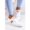 Dámske biele tenisky na platforme Lee Cooper LCW-22-31-0830L WHITE
