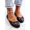 Dámské Voňavé Gumové Baleríny ZAXY JJ285046 Černé