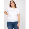 Dámske plus size farba biela kód RV-TS-7774.16P