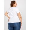 Dámske plus size farba biela kód RV-TS-7774.16P