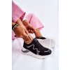 Dámske módní tenisky čierne allie / 8396-SP BLACK (Veľkosť 39)